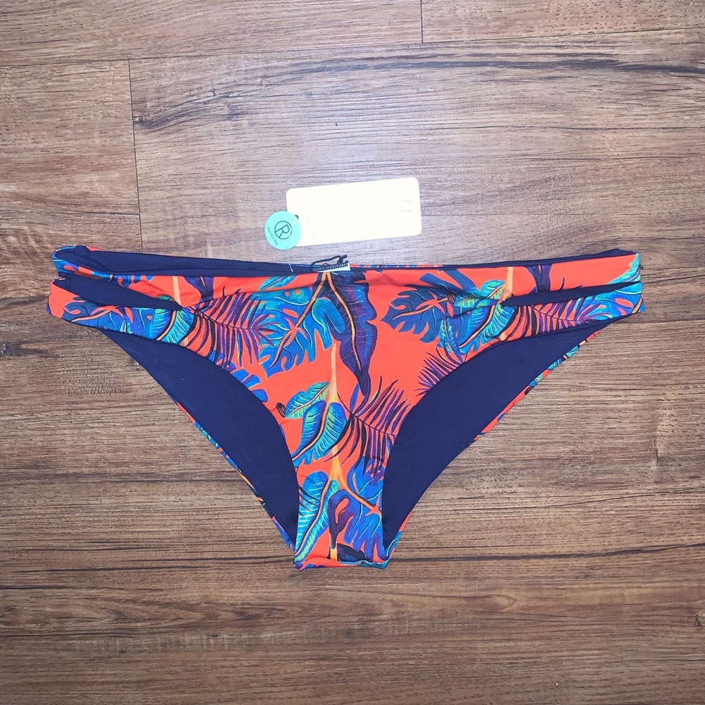 L*SPACE Liberty Palm Bikini Bottoms (REVERSIBLE)